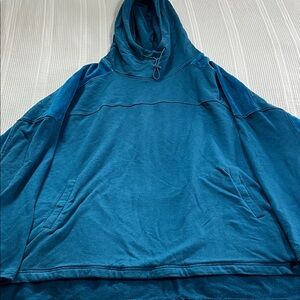 Free People Movement Latitude Oversized Velour Hoodie